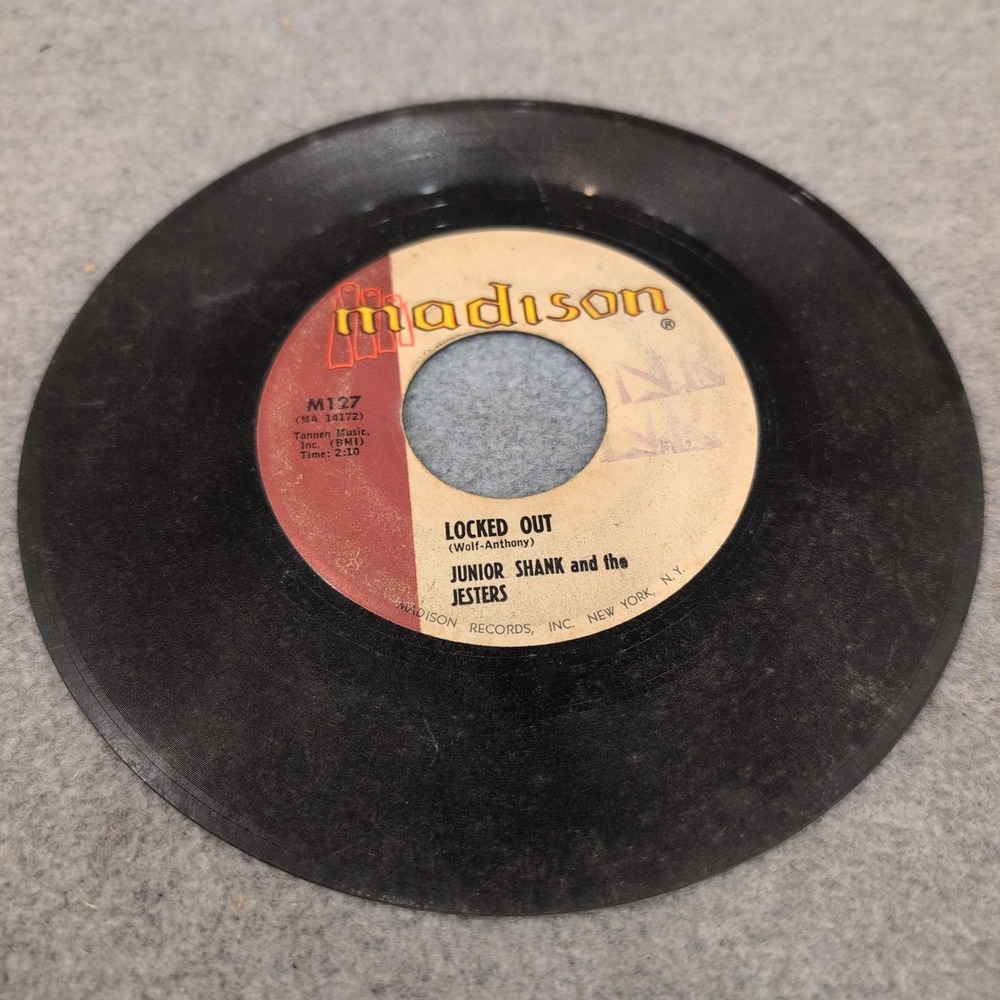 Junior Shank and the Jesters Be-Bop A-Lula Locked Out Madison M127 45‎ RPM Vinyl - Picture 4 of 4